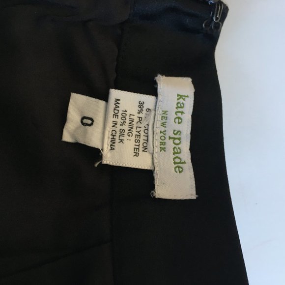 Kate Spade New York Pleated Silk Satin Skirt - Picture 3 of 7